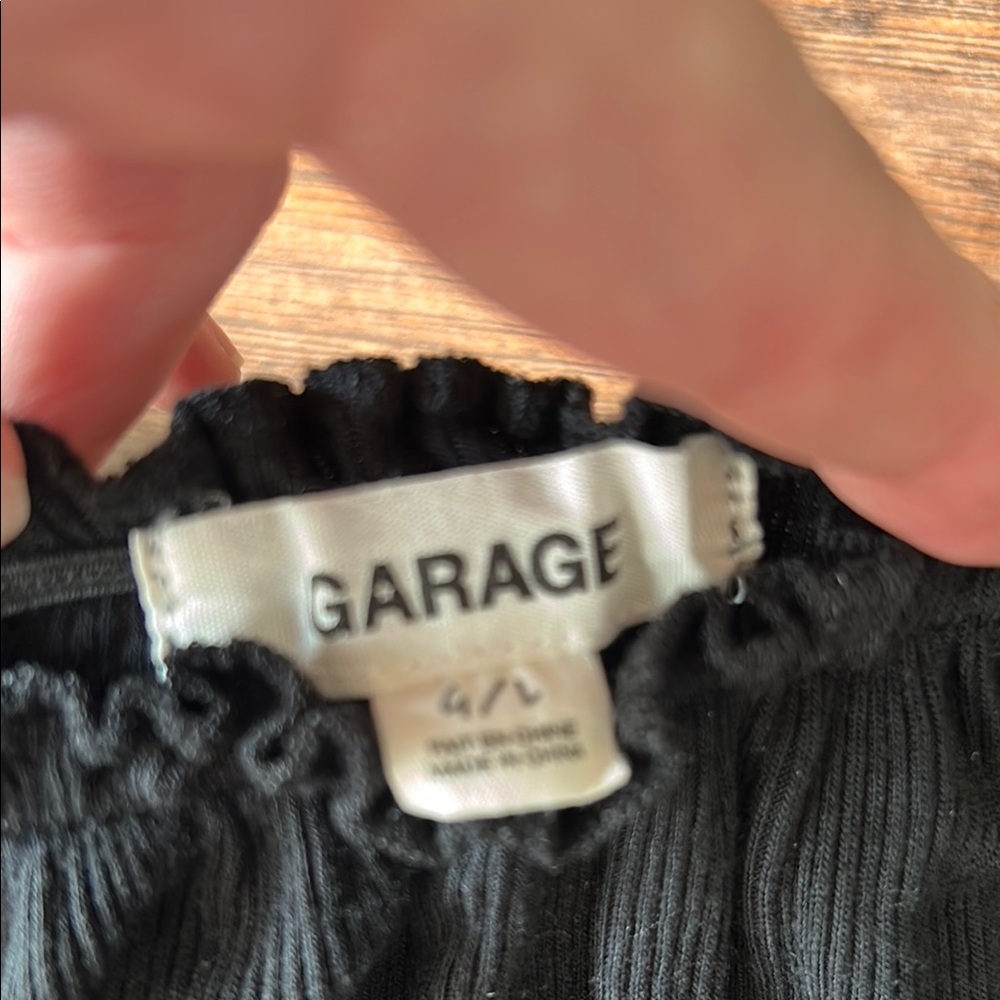 Garage Black Long Sleeve Dress - Picture 2 of 2